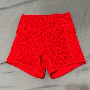 Balance Athletica Red Lux Panther Shorts